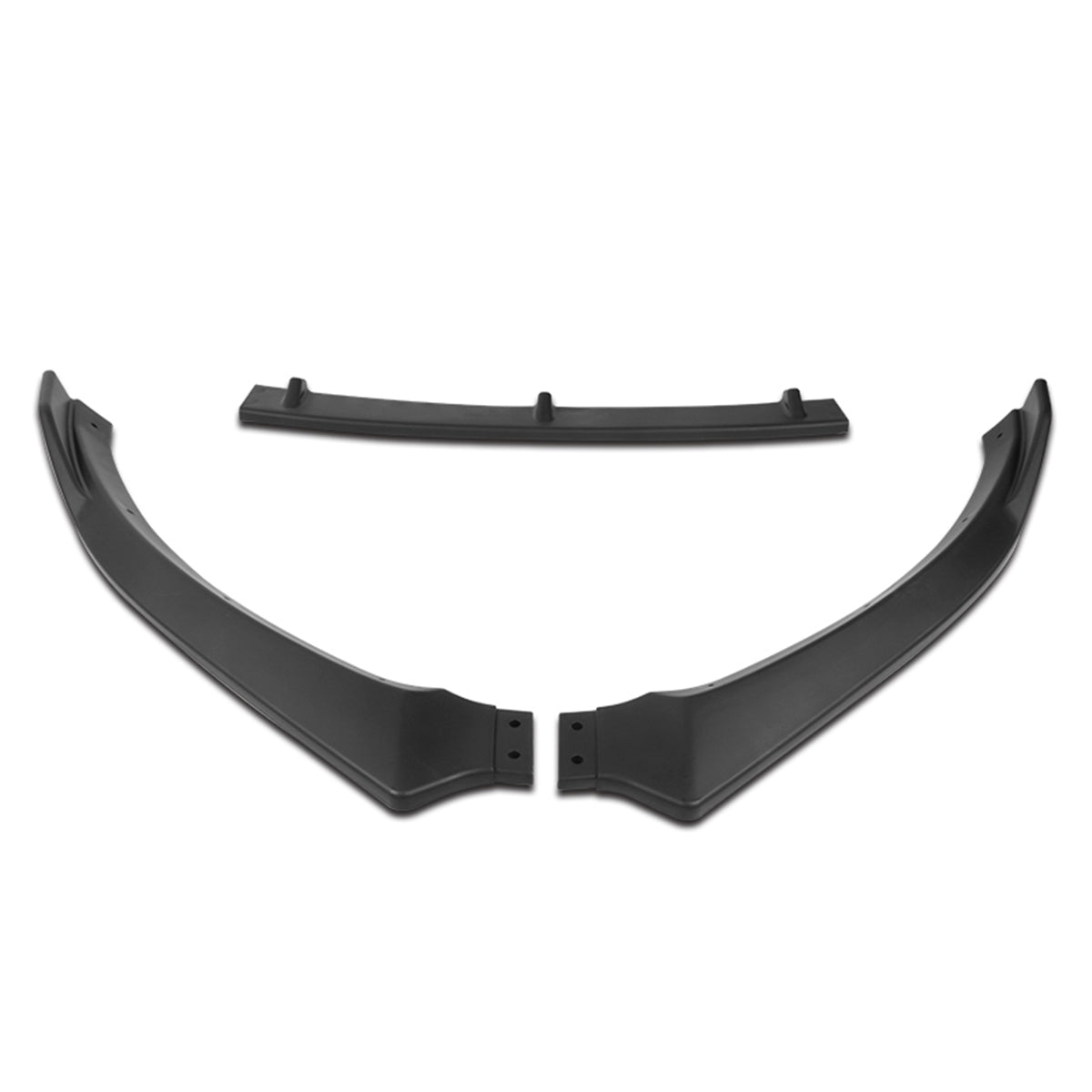 Stay Tuned Performance, 10-13 Volkswagen Golf 6 Front Bumper Lip - 3 Pieces STP Style [Matte Black]