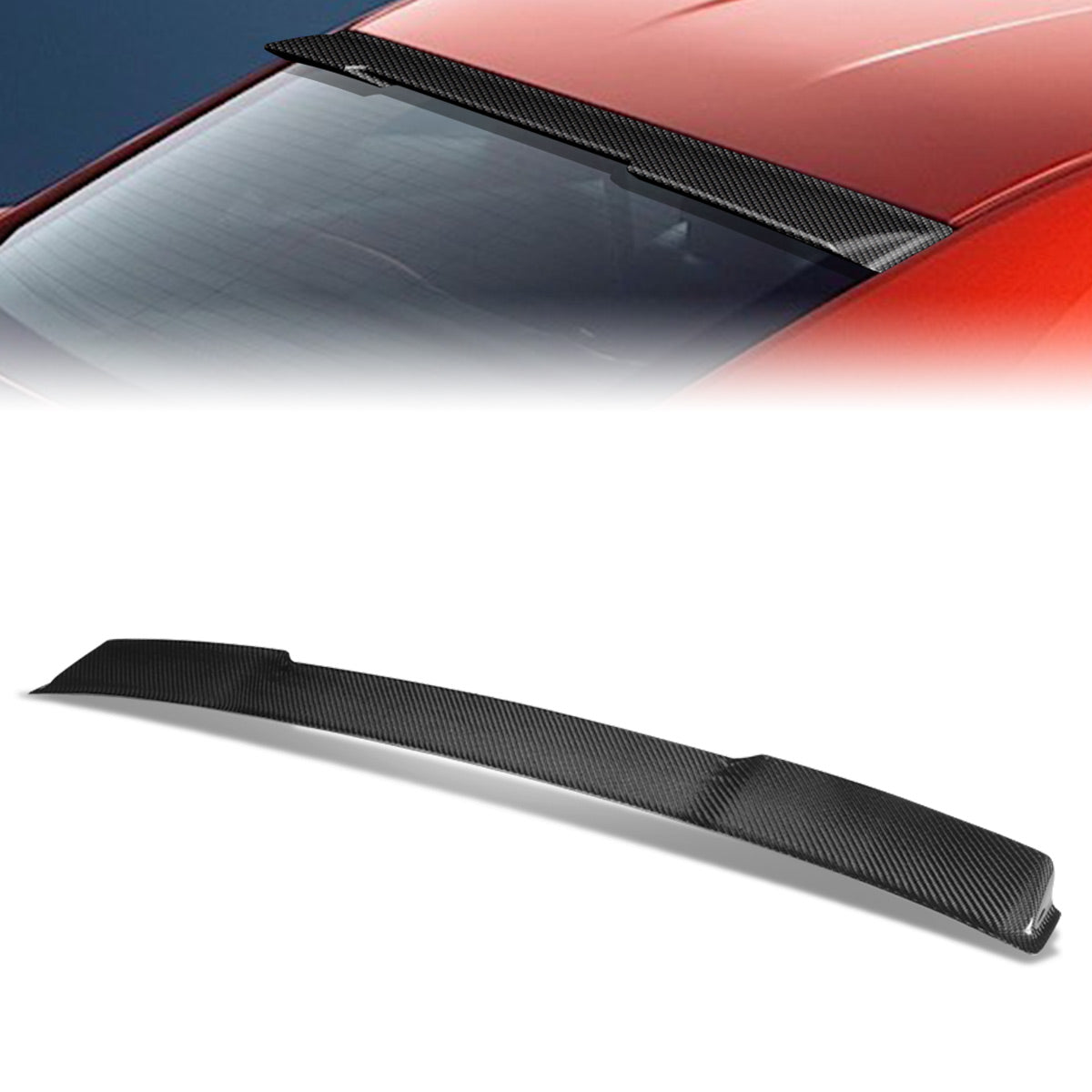 Stay Tuned Performance, 10-15 Chevy Camaro Coupe Rear Window Roof Spoiler - Carbon Fiber