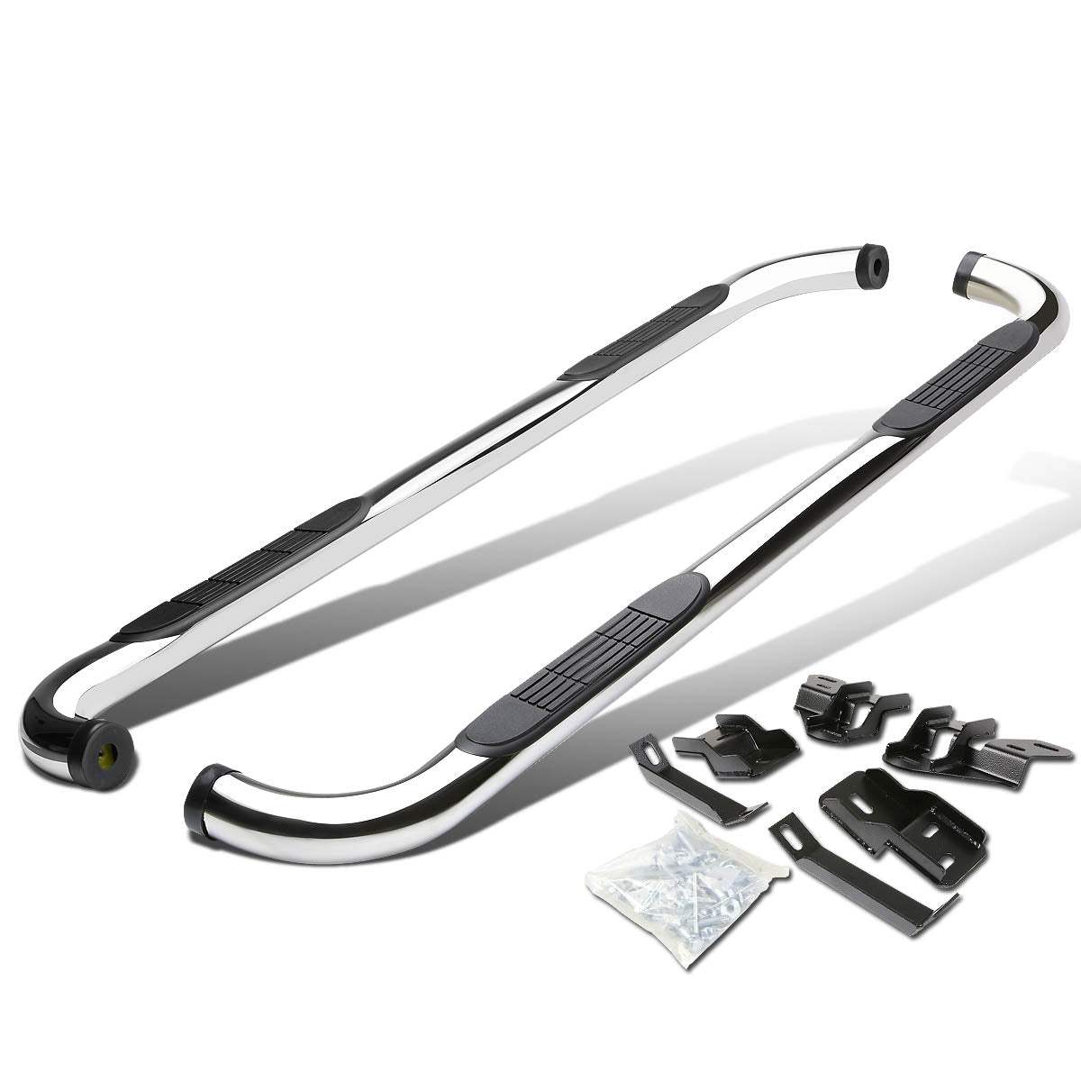 CAAP, 11-18 Ram 1500 2500 3500 Extended/Quad Cab 3"OD Side Step Nerf Bar - Stainless Steel