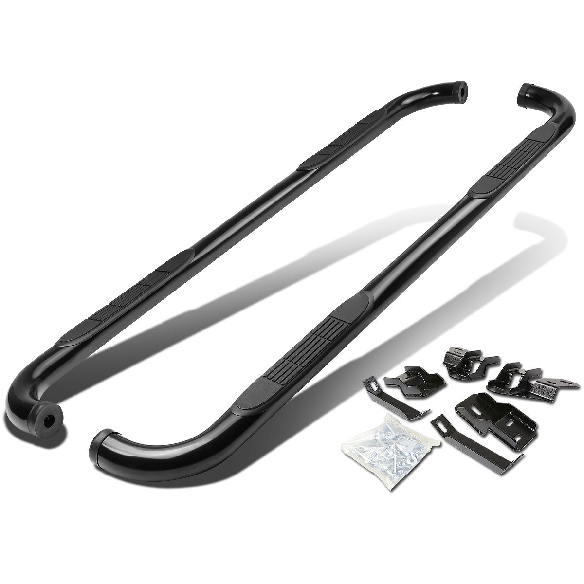 CAAP, 11-20 Ram 1500 2500 3500 Crew Cab 3"OD Side Step Nerf Bar - Powder Coated Steel