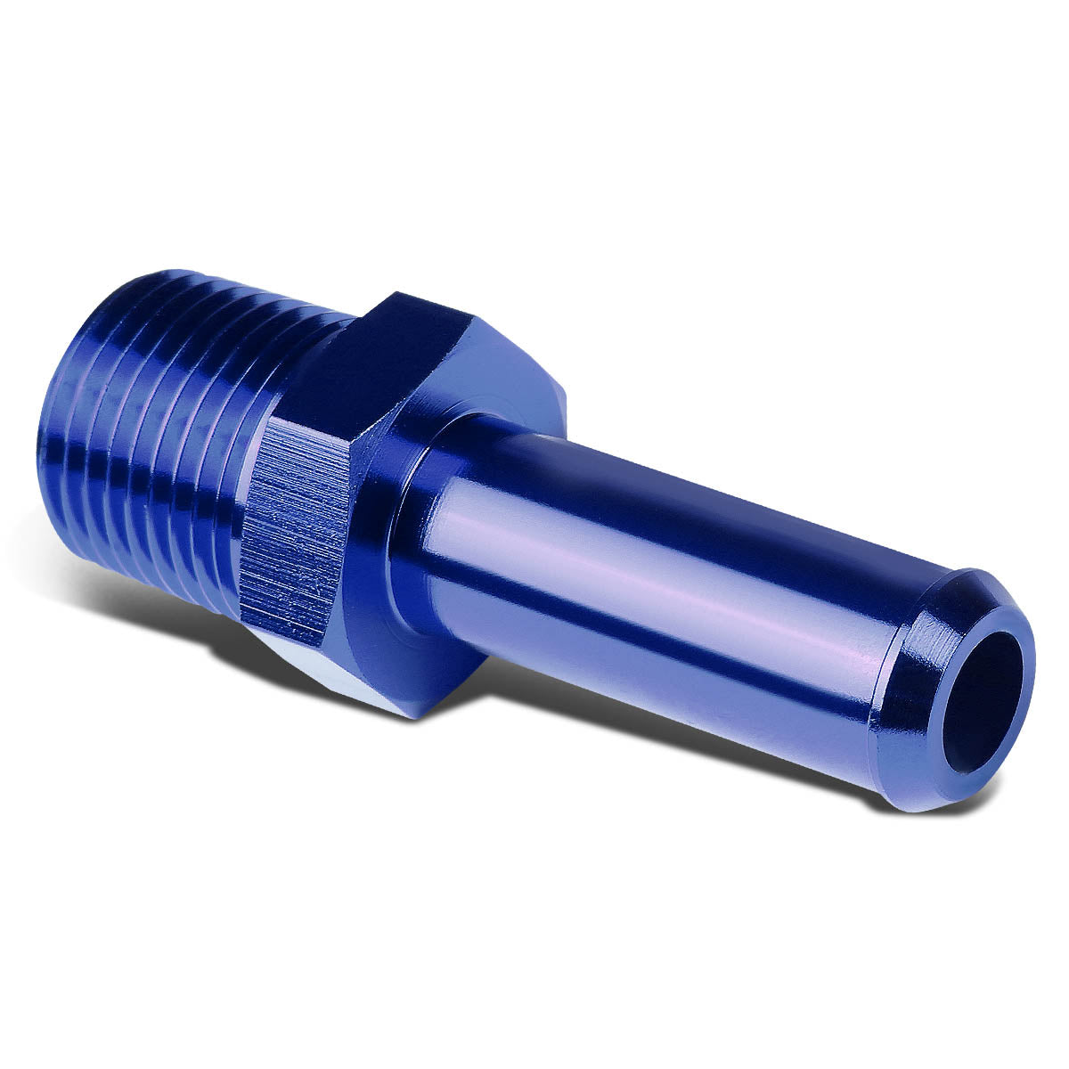 CAAP, 1/2" NPT MALE Straight to 5/8" Nipple Hose Barb Fitting Adapter - Aluminum