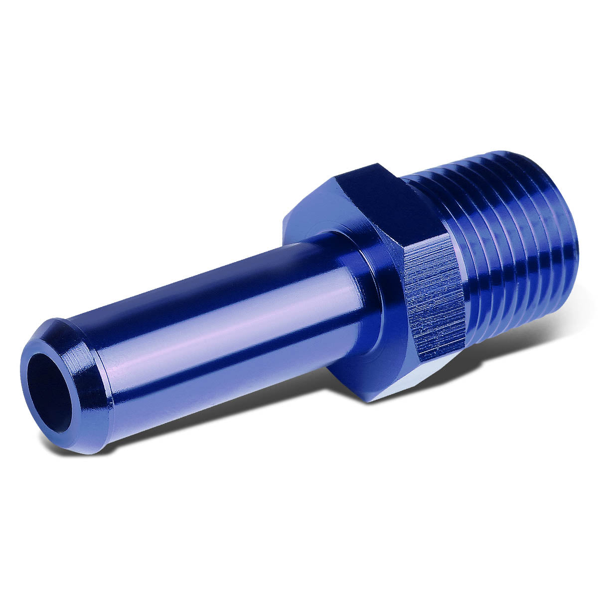 CAAP, 1/2" NPT MALE Straight to 5/8" Nipple Hose Barb Fitting Adapter - Aluminum