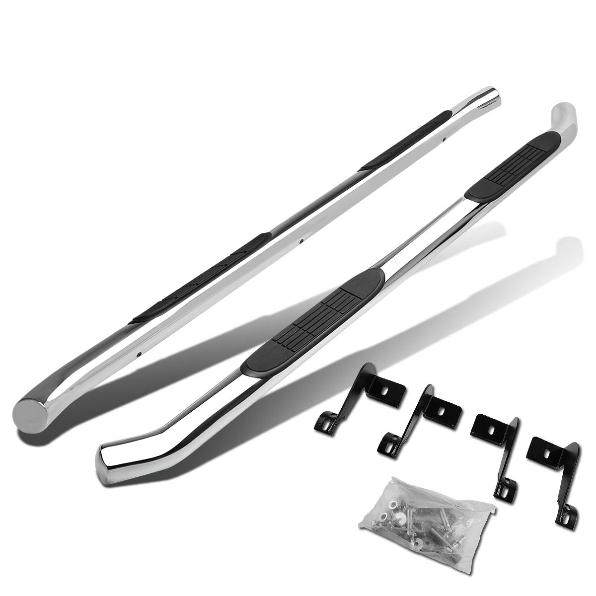 CAAP, 13-16 Toyota RAV4 3"OD Side Step Nerf Bar - Stainless Steel