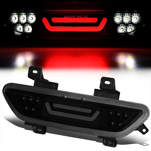 Nuvision Lighting, 15-18 Ford Mustang LED Bar 3rd Brake Light+Reverse Lamp - Tinted Lens