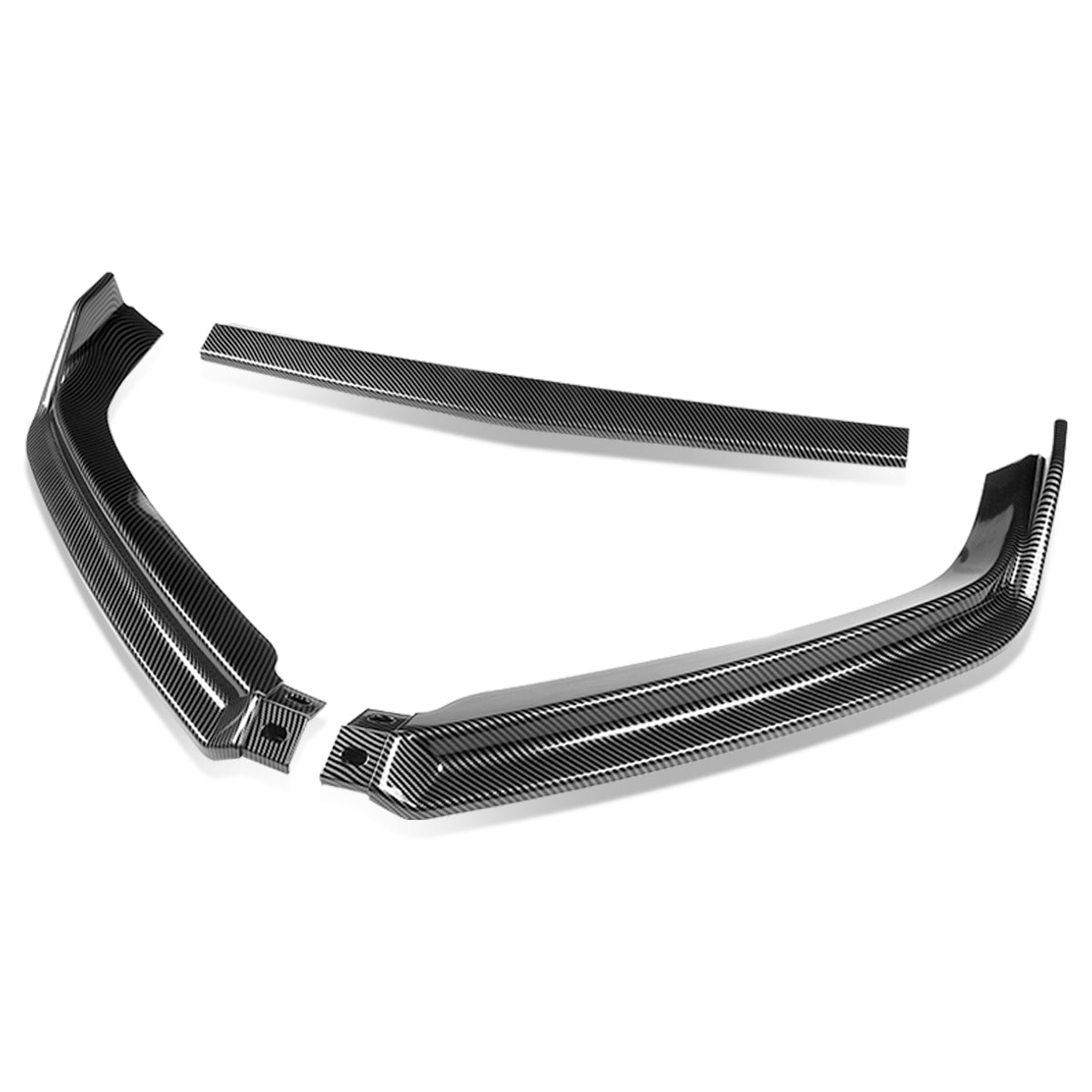 Stay Tuned Performance, 15-18 Volkswagen Jetta STP-Style Front Bumper Lip - Carbon Fiber Look