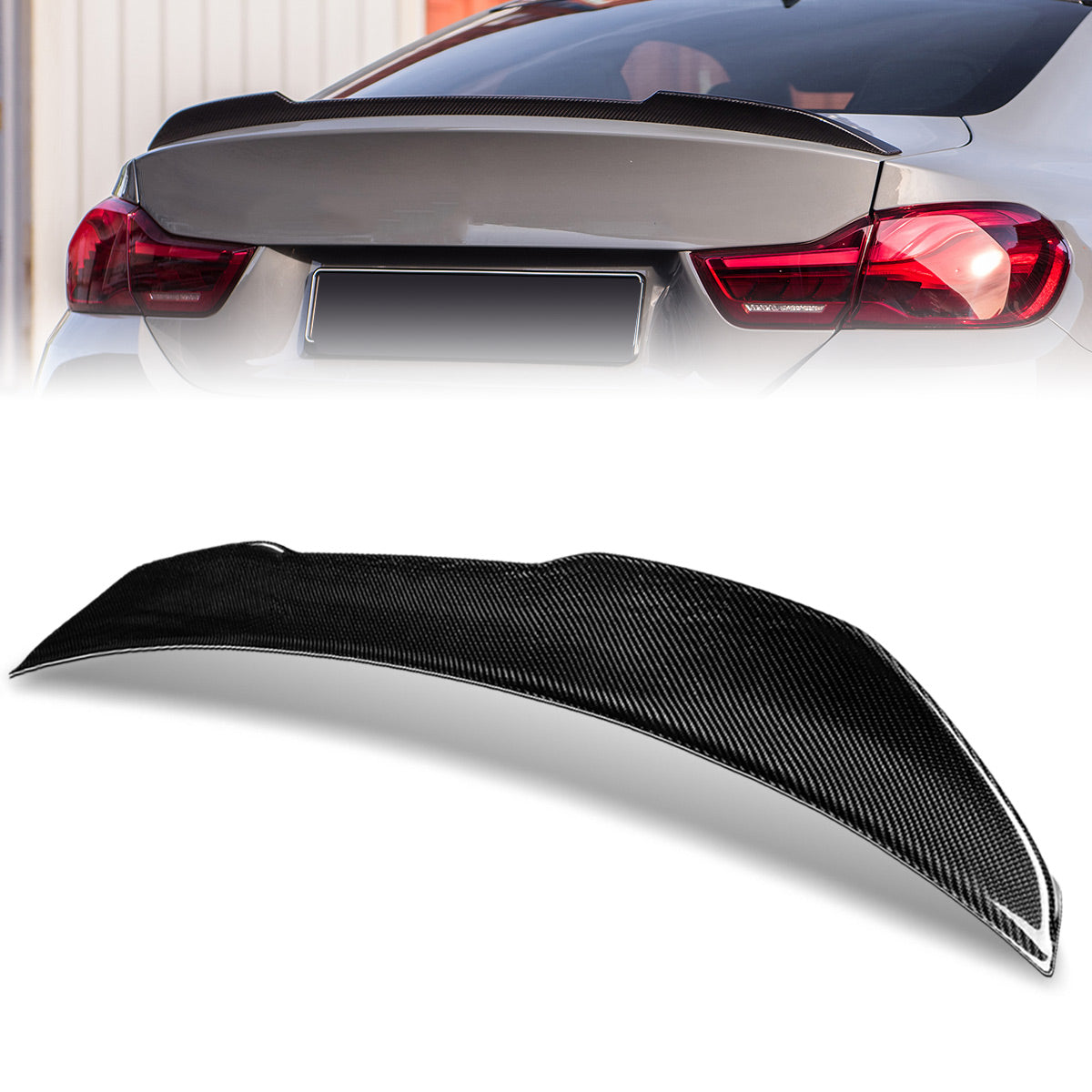 Stay Tuned Performance, 15-20 BMW M4 G82 Coupe PSM-Style Rear Trunk Lid Spoiler - Carbon Fiber