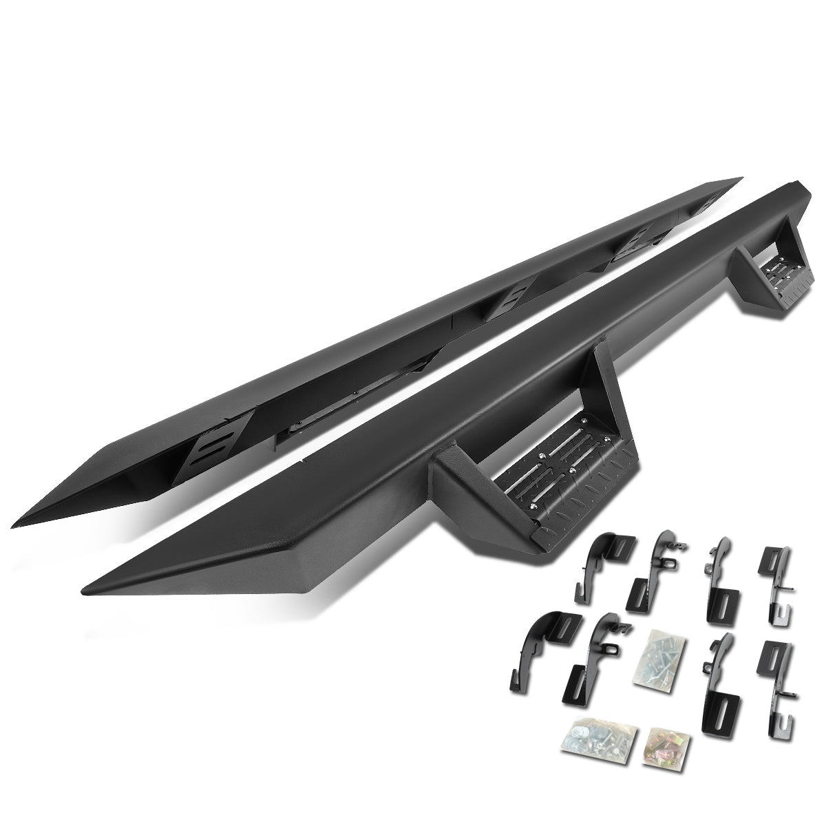 CAAP, 15-20 Chevy Colorado GMC Canyon Crew Cab 3"OD Drop Step Nerf Bars - Aluminum