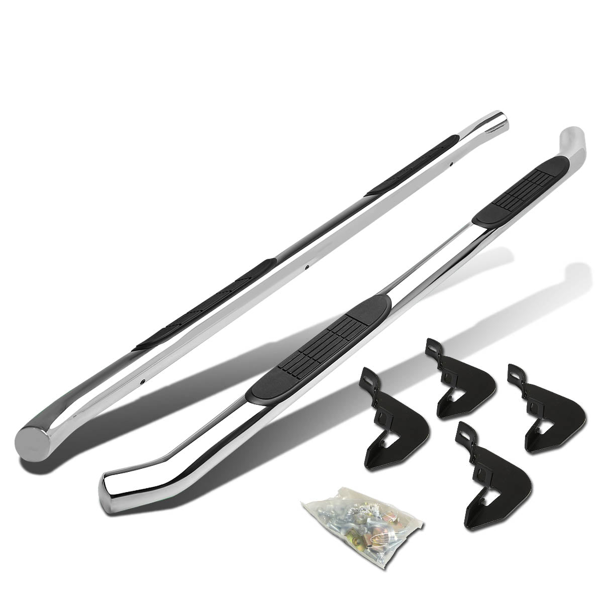 CAAP, 15-20 Chevy Colorado GMC Canyon Extended Cab 3"OD Side Step Nerf Bar - Stainless Steel