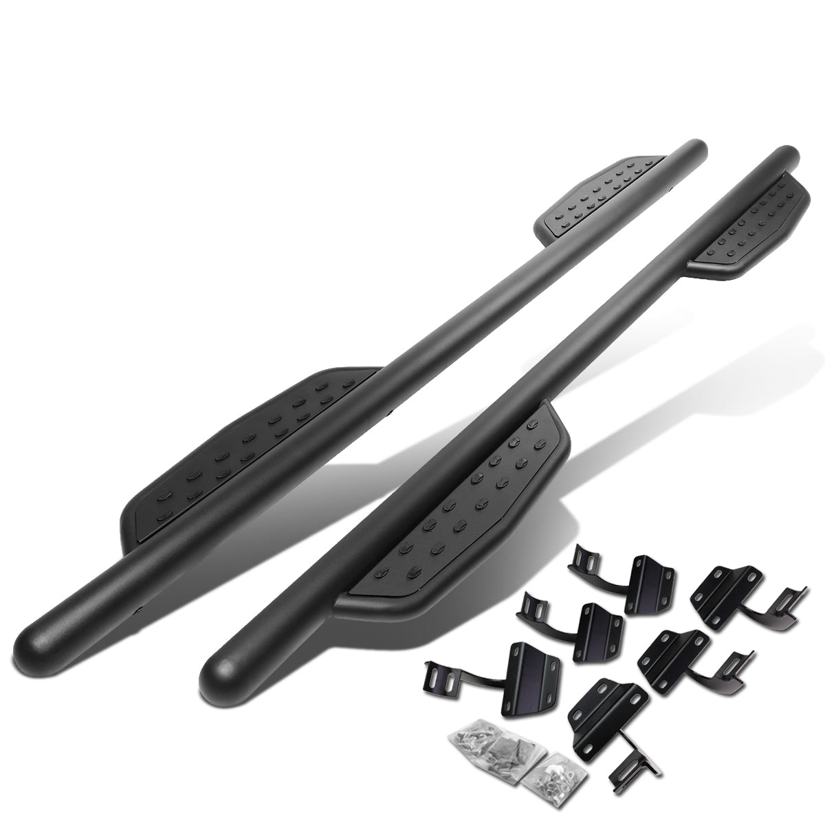 CAAP, 15-20 Ford F150 Crew Cab 3"OD Tubing Nerf Step Bars - Aluminum