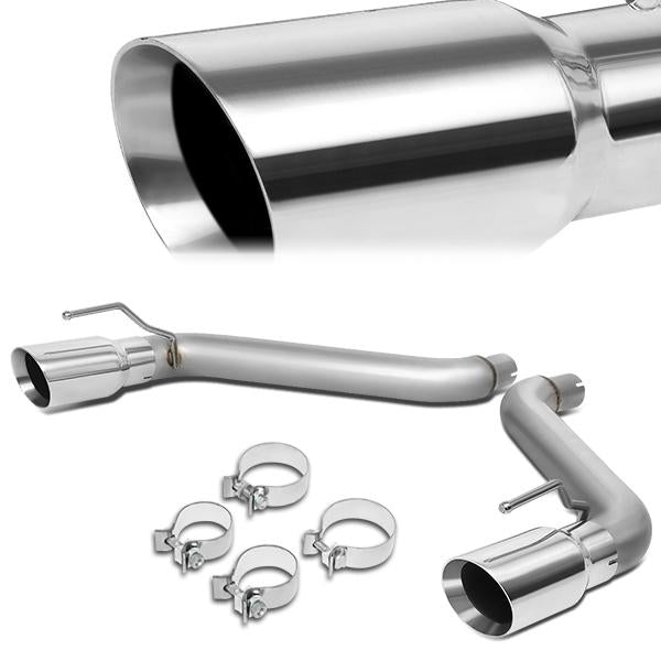 J2 Engineering, 16-18 Chevy Camaro 2.0L 3.6L Axle-Back Exhaust System w/4 in. OD Stainless Steel Tip