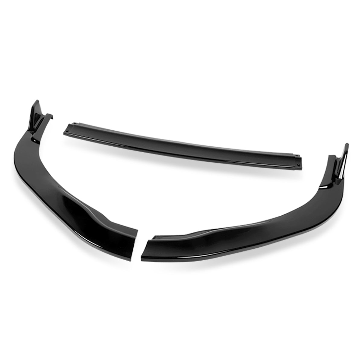 Stay Tuned Performance, 16-18 Lexus ES300H ES350 Sport Style Front Bumper Lip - Glossy Black