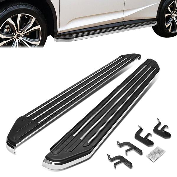 CAAP, 16-19 Lexus RX350 RX350L RX450H RX450HL 5.5"OD Side Step Bar Running Boards - Aluminum