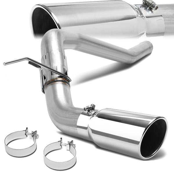 J2 Engineering, 16-19 Nissan Titan XD 5.0L Turbo Axle-Back Exhaust w/5 in. OD Stainless Steel Muffler Tips