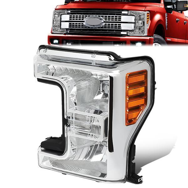 Nuvision Lighting, 17-19 Ford F250 F350 F450 F550 Super Duty Left/Driver Side Headlight - Factory Style - FO2502353