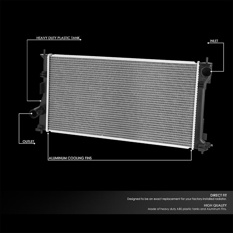 CAAP, 17-20 Toyota 86 Scion Subaru BRZ 2.0L H4 Aluminum Radiator - 13347