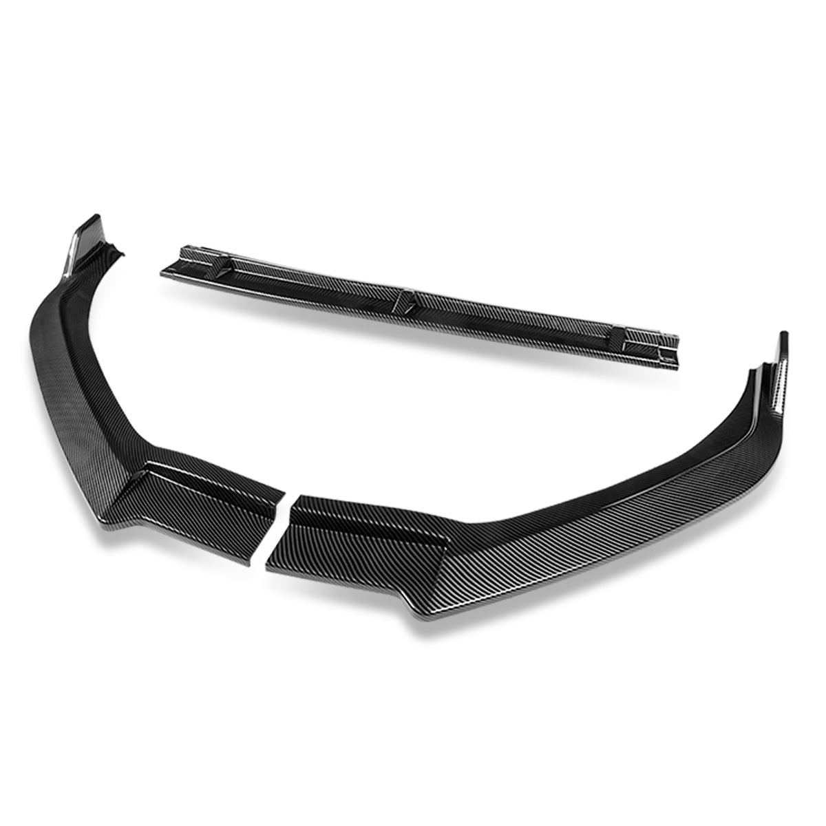 Stay Tuned Performance, 18-20 Toyota Sienna MP-Style Front Bumper Lip - Carbon Fiber Look