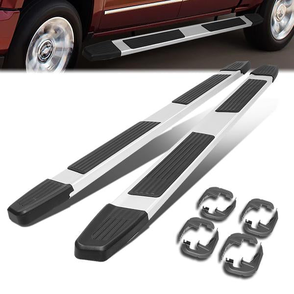 CAAP, 19-22 Chevy Silverado GMC Sierra 1500 Crew Cab 6"OD Side Step Bar Running Boards - Aluminum