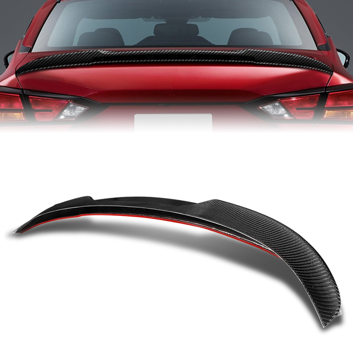 Stay Tuned Performance, 19-23 Nissan Altima WP-Style Trunk Lid Spoiler - Carbon Fiber