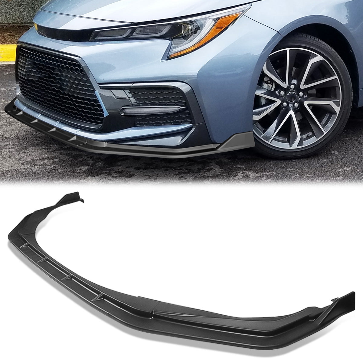 Stay Tuned Performance, 20-22 Toyota Corolla XSE/SE Sedan STP-Style Front Lip Spoiler