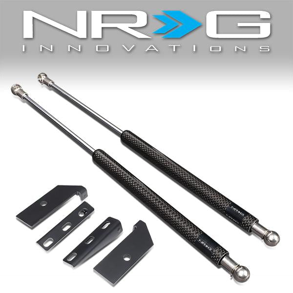 NRG Innovations, 2013+ Subaru BRZ Toyota 86 Scion FRS Hood Damper - Carbon Fiber - HD-125CF