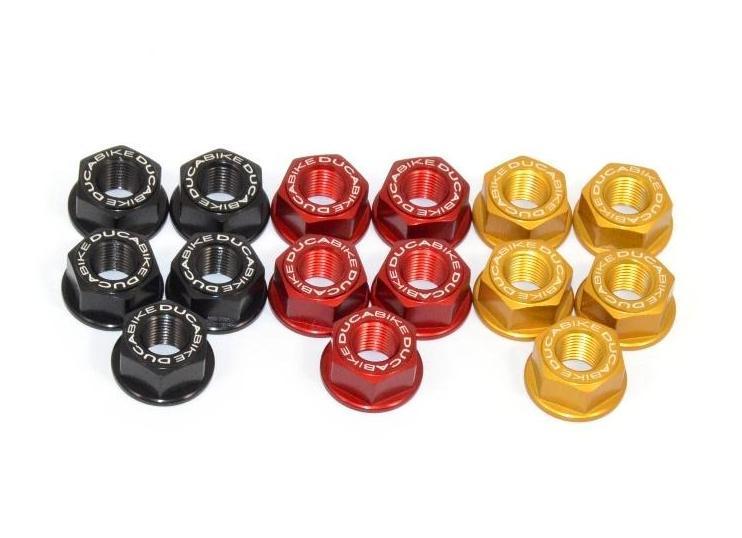 Ducabike, 5DSB03 - DUCABIKE Ducati Rear Sprocket Carrier Nuts set