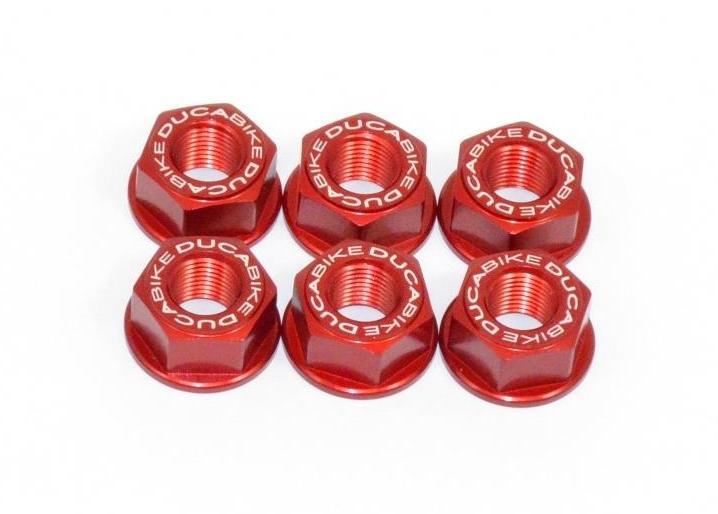 Ducabike, 6DSB03 - DUCABIKE Ducati Rear Sprocket Carrier Nuts set