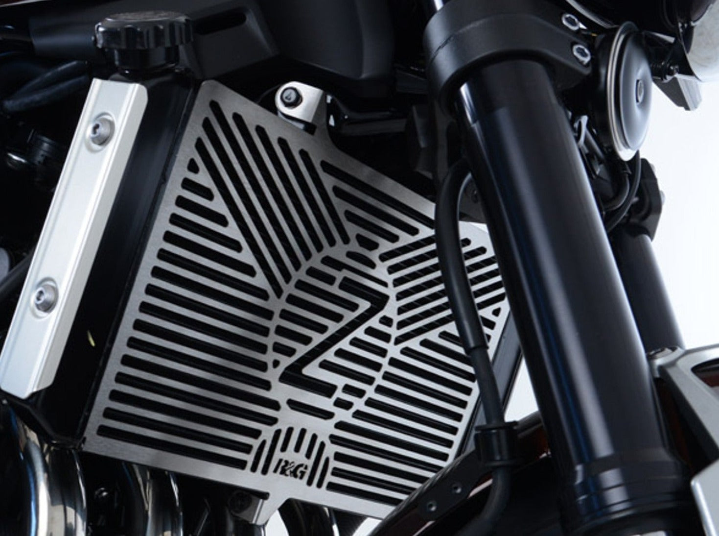 R&G Racing, BRG0006 - R&G RACING Kawasaki Z900RS (2018+) Branded Radiator Guard