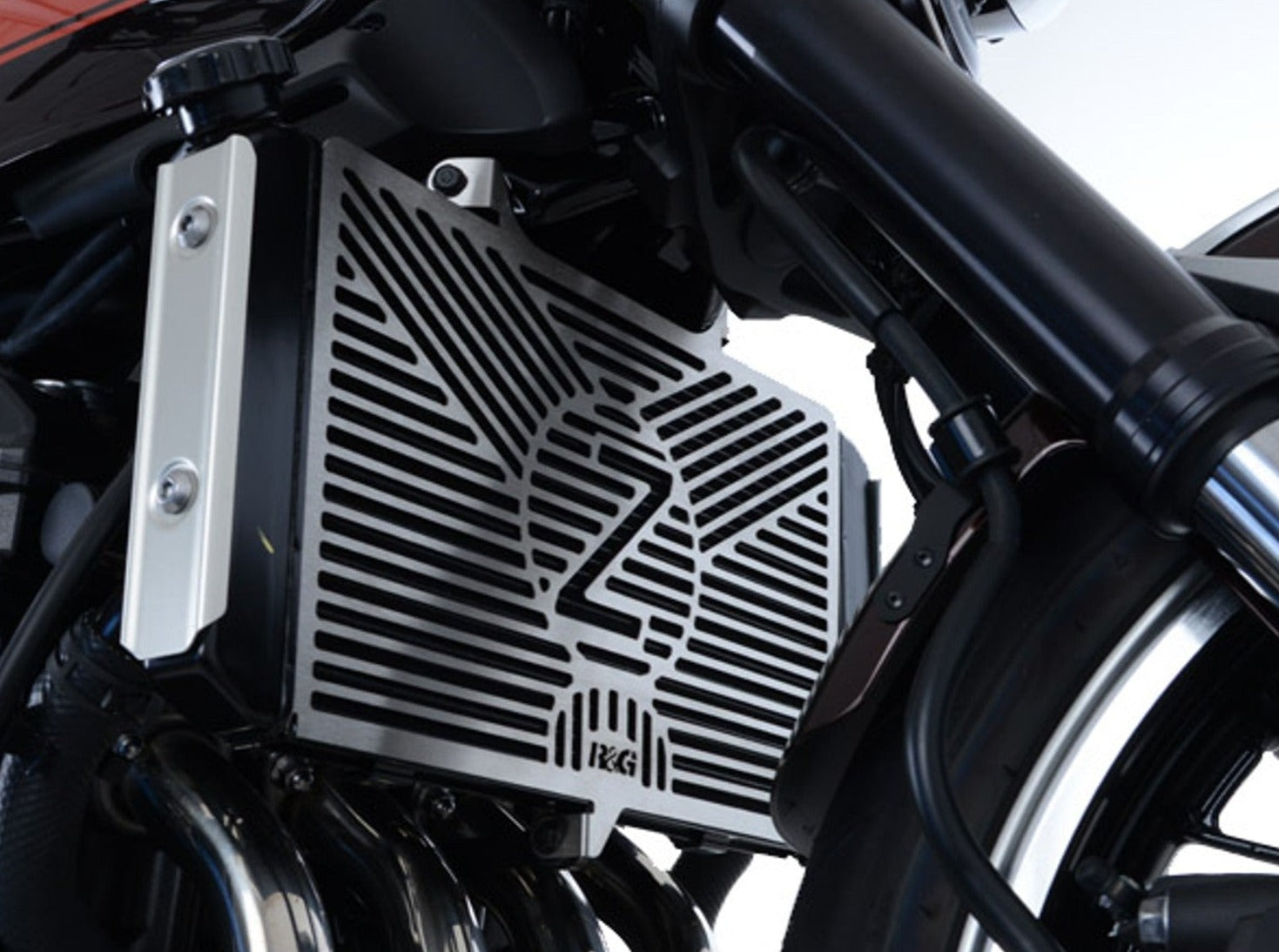 R&G Racing, BRG0006 - R&G RACING Kawasaki Z900RS (2018+) Branded Radiator Guard