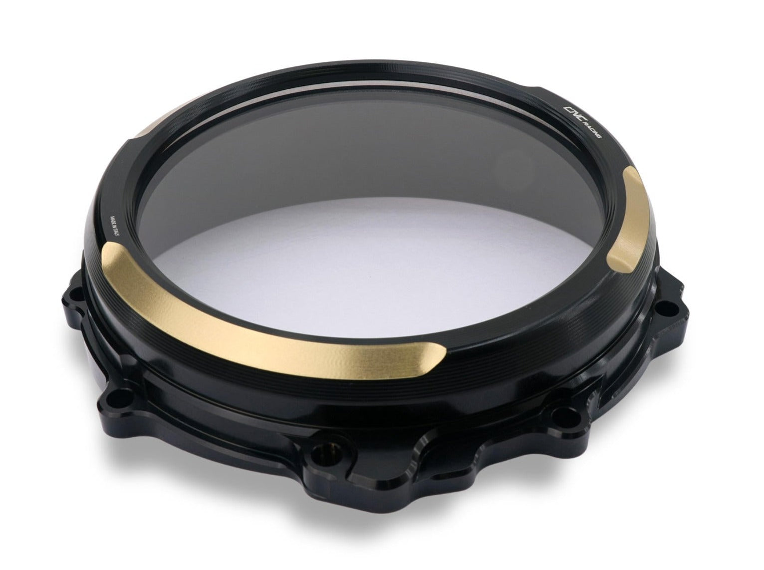 CNC Racing, CA300 - CNC RACING MV Agusta Oil Bath Clear Clutch Cover (hydraulic control; bi-color)