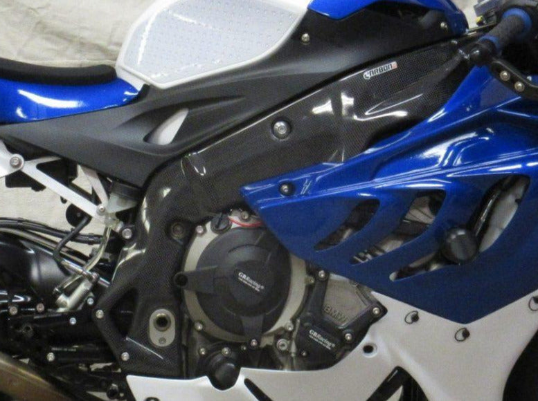 Carbon2Race, CARBON2RACE BMW S1000RR (15/18) Carbon Frame Covers (long)