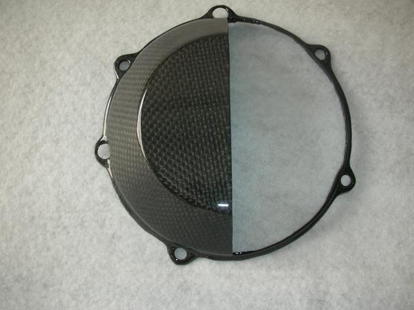 Carbonvani, CARBONVANI Ducati Hypermotard 1100 Carbon Clear Clutch Cover