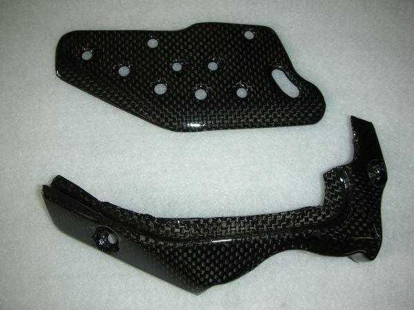 Carbonvani, CARBONVANI Ducati Hypermotard 1100 Carbon Front Sprocket Cover / Chain Plate Kit