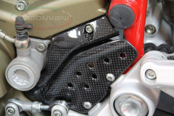 Carbonvani, CARBONVANI Ducati Hypermotard 1100 Carbon Front Sprocket Cover / Chain Plate Kit