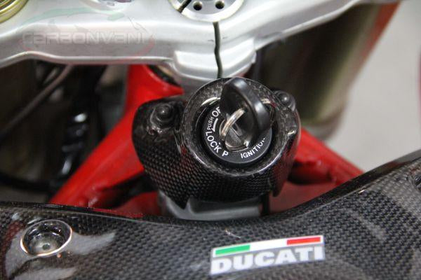 Carbonvani, CARBONVANI Ducati Hypermotard 1100 Carbon Key Switch Cover