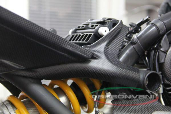 Carbonvani, CARBONVANI Ducati Monster 1200/821 (14/17) Carbon Seat Frame Covers Kit