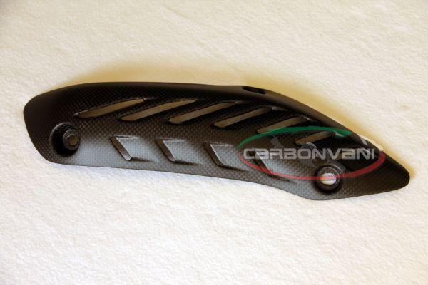 Carbonvani, CARBONVANI Ducati Monster 1200/821 (2014+) Carbon Exhaust Collector Guard "Cuts"