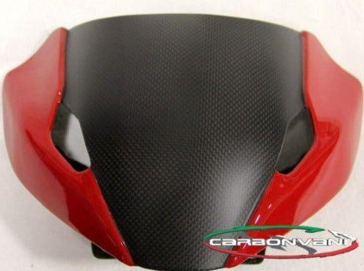 Carbonvani, CARBONVANI Ducati Monster 1200/821 (2014+) Carbon Headlight Fairing "Red"