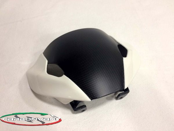 Carbonvani, CARBONVANI Ducati Monster 1200/821 (2014+) Carbon Headlight Fairing "White"