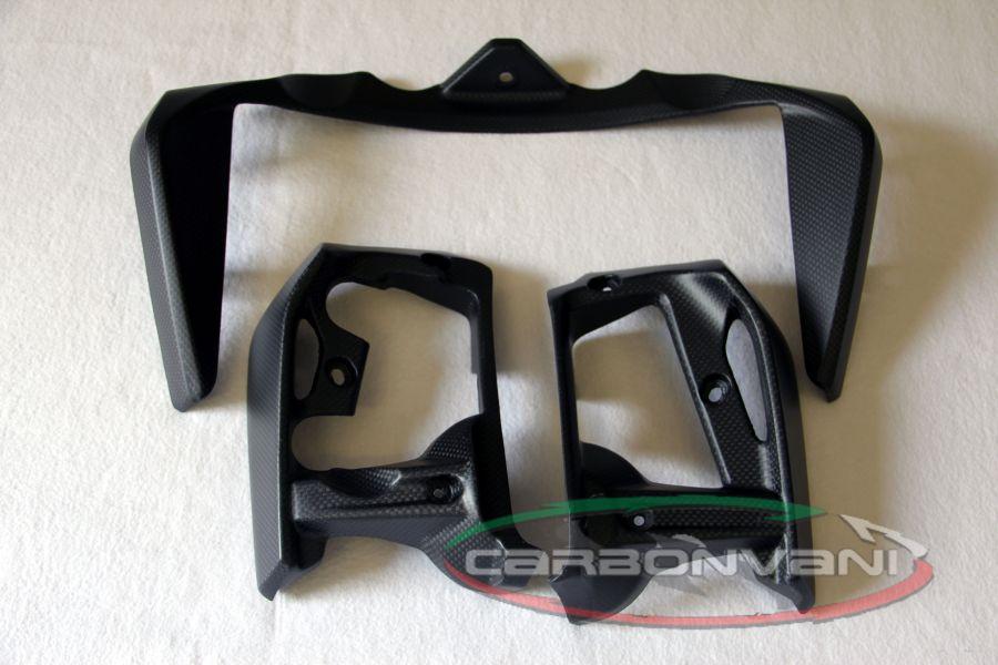 Carbonvani, CARBONVANI Ducati Monster 1200/821 (2014+) Carbon Water Cooler Covers Kit