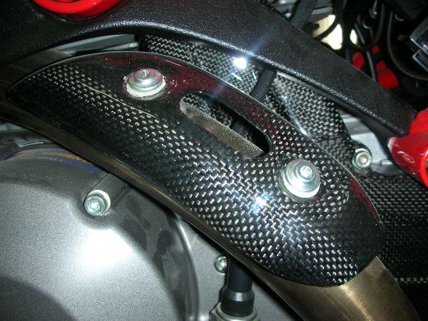 Carbonvani, CARBONVANI Ducati Monster 696/796/1100 Carbon Exhaust Pipe Heat Guard