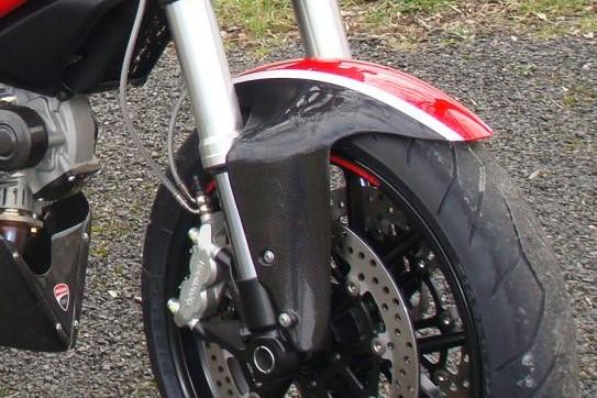 Carbonvani, CARBONVANI Ducati Monster 696/796/1100 Carbon Front Fender "Ducati Corse"