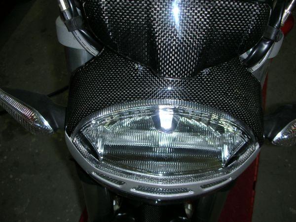 Carbonvani, CARBONVANI Ducati Monster 696/796/1100 Carbon Headlight Cover