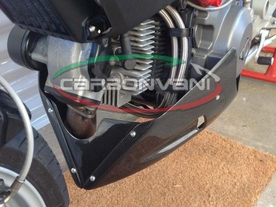 Carbonvani, CARBONVANI Ducati Monster 696/796/1100 Carbon Puntale / Belly Pan