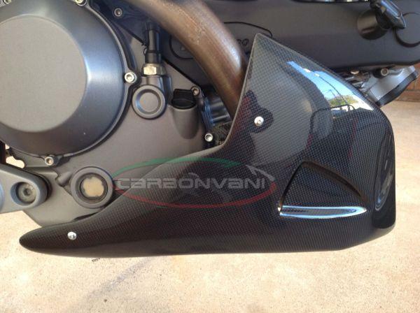 Carbonvani, CARBONVANI Ducati Monster 696/796/1100 Carbon Puntale / Belly Pan