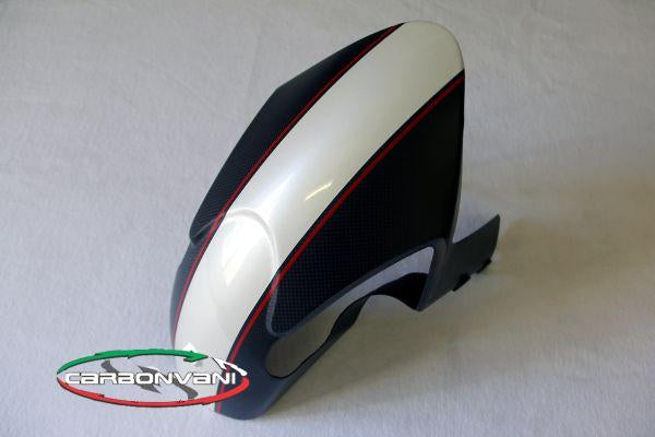 Carbonvani, CARBONVANI Ducati Monster 696/796/1100 Carbon Racing Front Fender "Ducati Corse"