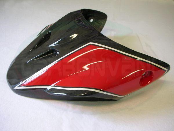 Carbonvani, CARBONVANI Ducati Monster 696/796/1100 Carbon Racing Tail "Red"