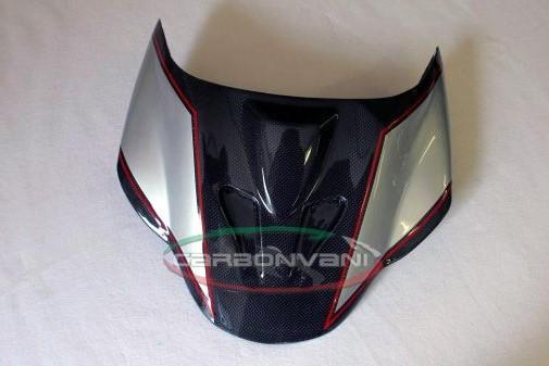 Carbonvani, CARBONVANI Ducati Monster 696/796/1100 Carbon Racing Tail "Silver"