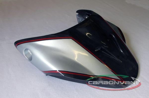 Carbonvani, CARBONVANI Ducati Monster 696/796/1100 Carbon Racing Tail "Silver"