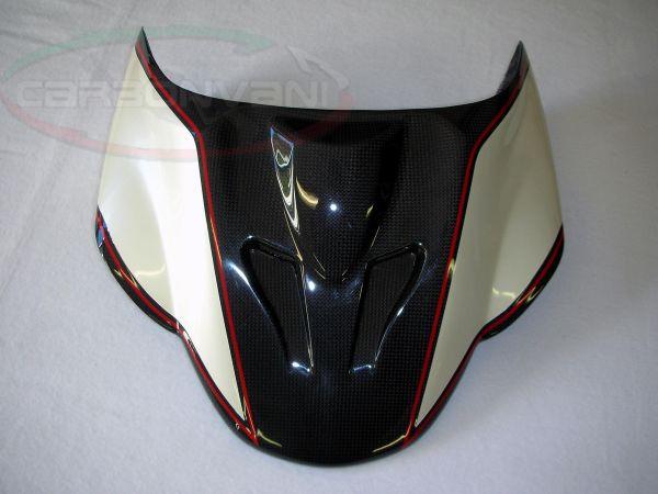 Carbonvani, CARBONVANI Ducati Monster 696/796/1100 Carbon Racing Tail "White"