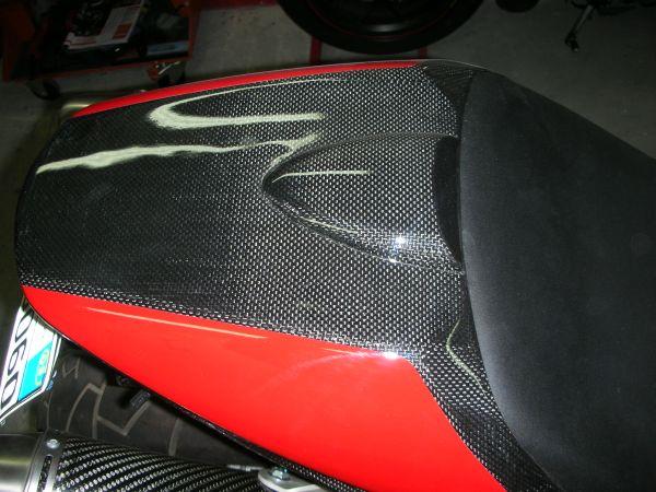 Carbonvani, CARBONVANI Ducati Monster 696/796/1100 Carbon Tail "Red"